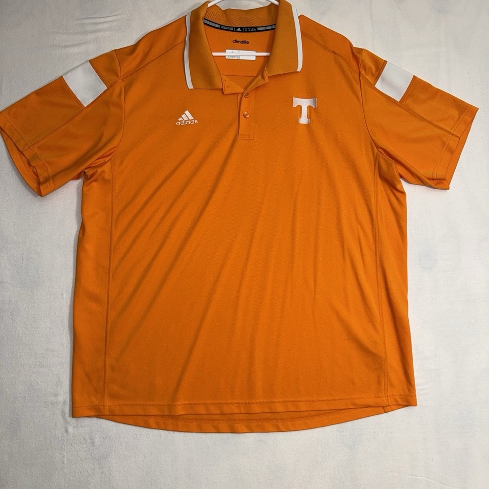 Men's XXL Adidas Tennessee Volunteers Orange Performance Golf Polo‎